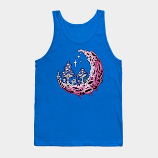 Cottagecore Aesthetic Moon Mushrooms Magic Tank Top